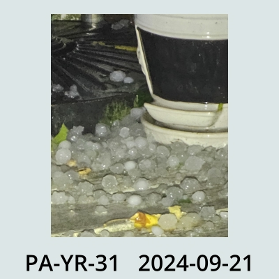 Hail Obs Photo