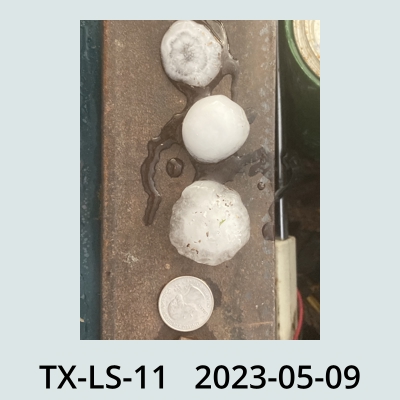 Hail Obs Photo