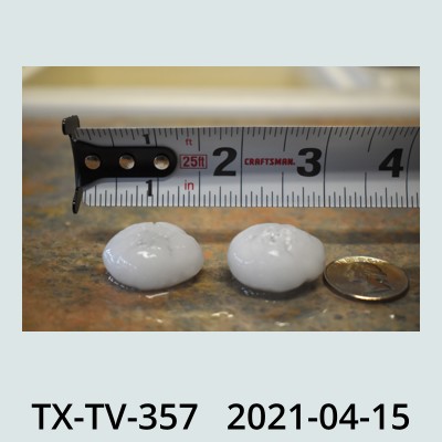 Hail Obs Photo