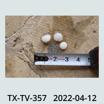 Hail Obs Photo