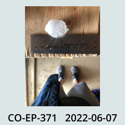 Hail Obs Photo