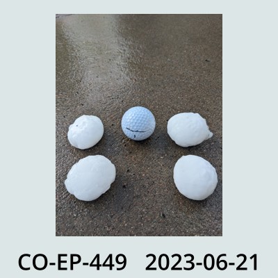 Hail Obs Photo