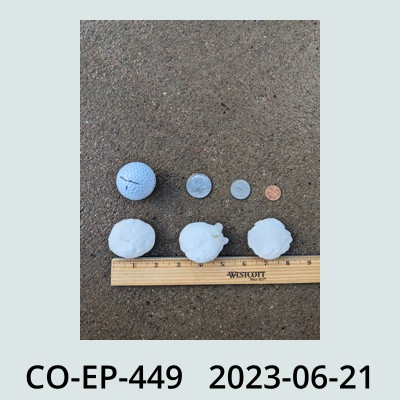 Hail Obs Photo