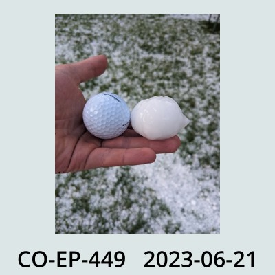 Hail Obs Photo