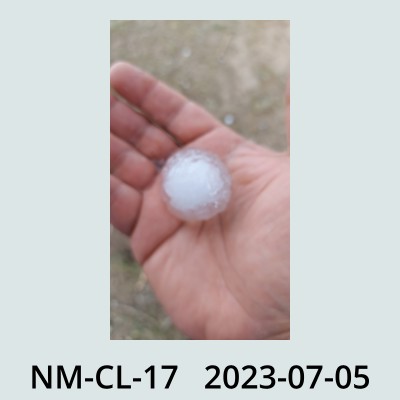 Hail Obs Photo