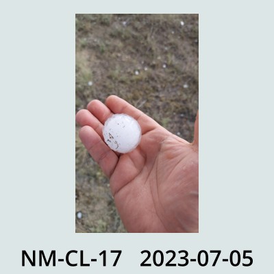 Hail Obs Photo