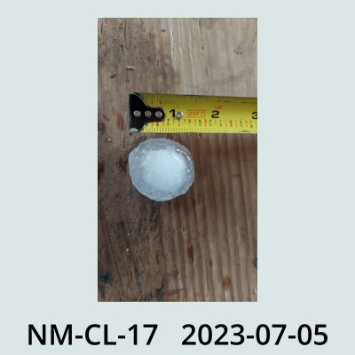 Hail Obs Photo