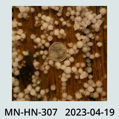 Hail Obs Photo