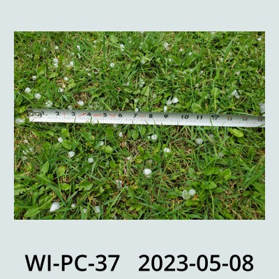 Hail Obs Photo