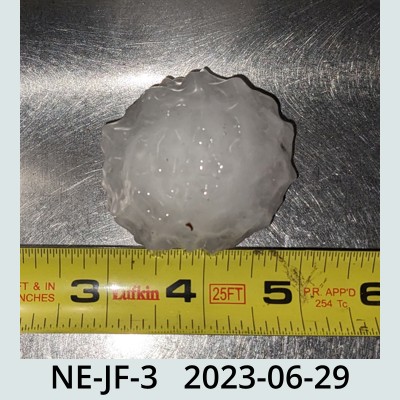 Hail Obs Photo