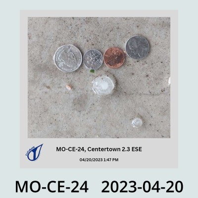 Hail Obs Photo