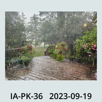 Hail Obs Photo