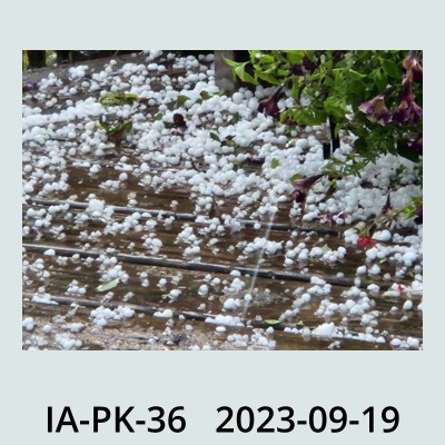 Hail Obs Photo