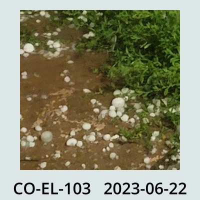 Hail Obs Photo