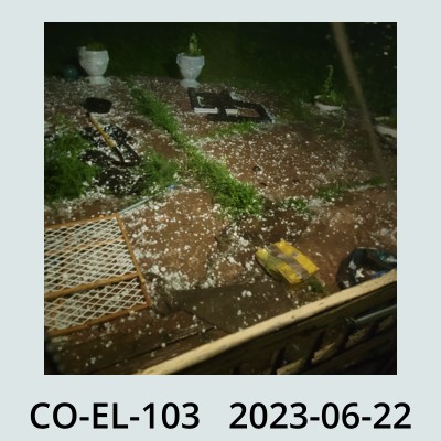 Hail Obs Photo