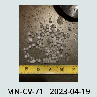 Hail Obs Photo