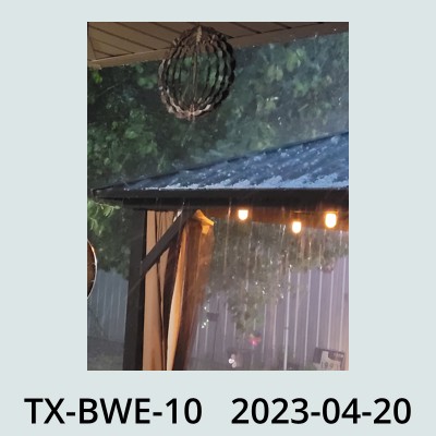 Hail Obs Photo