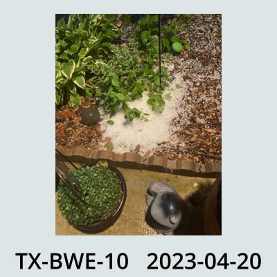 Hail Obs Photo