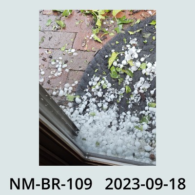 Hail Obs Photo