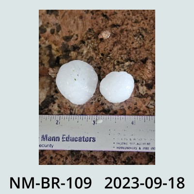 Hail Obs Photo