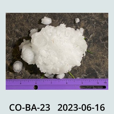 Hail Obs Photo