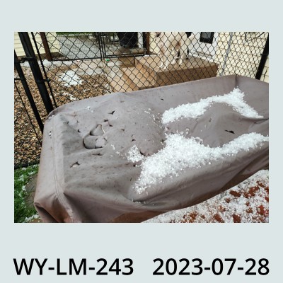 Hail Obs Photo