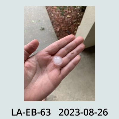 Hail Obs Photo