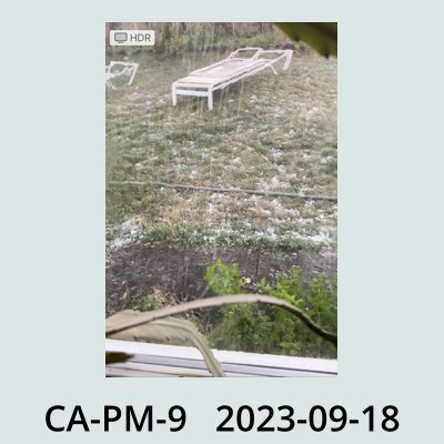 Hail Obs Photo