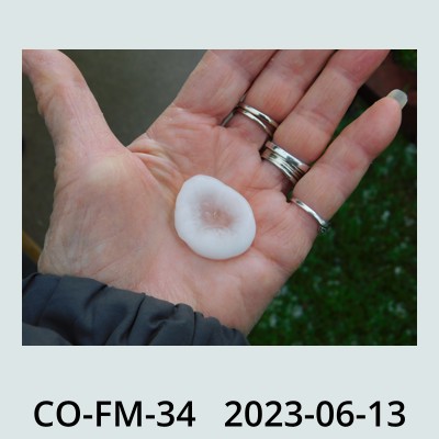 Hail Obs Photo