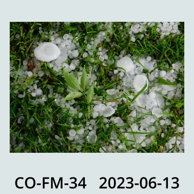 Hail Obs Photo