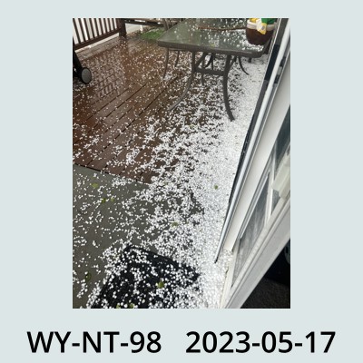 Hail Obs Photo