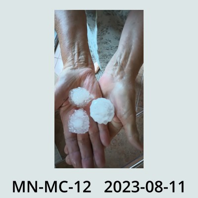 Hail Obs Photo