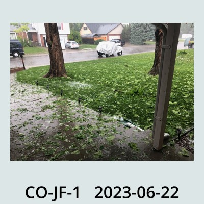 Hail Obs Photo