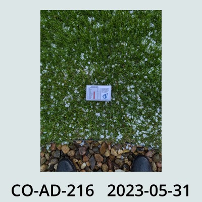 Hail Obs Photo