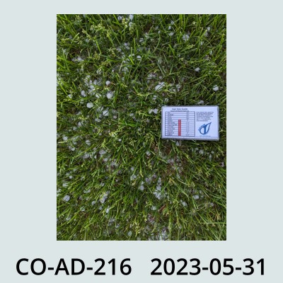 Hail Obs Photo