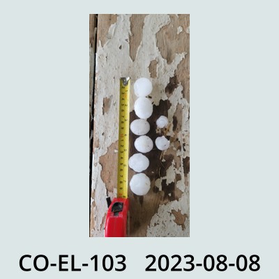 Hail Obs Photo