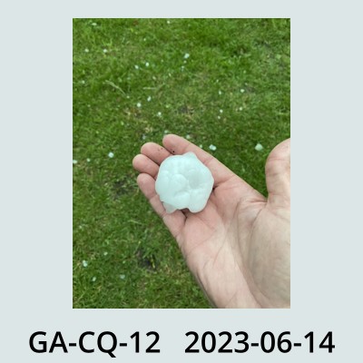 Hail Obs Photo
