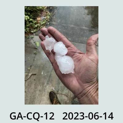 Hail Obs Photo