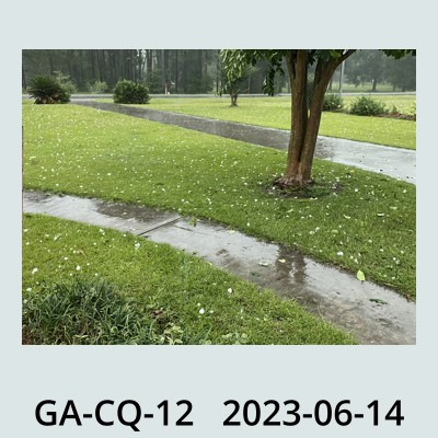 Hail Obs Photo