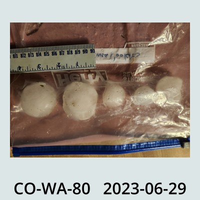 Hail Obs Photo