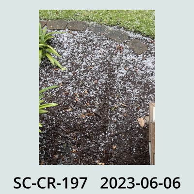 Hail Obs Photo