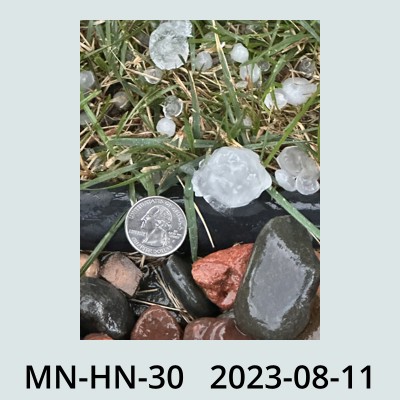 Hail Obs Photo
