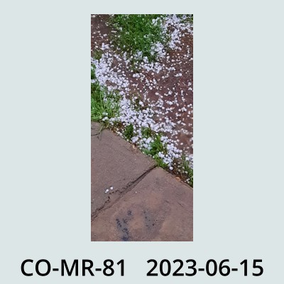 Hail Obs Photo