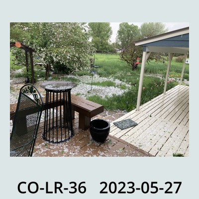 Hail Obs Photo