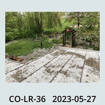 Hail Obs Photo