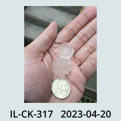 Hail Obs Photo