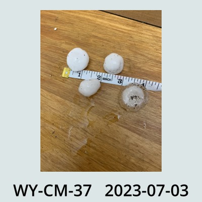 Hail Obs Photo