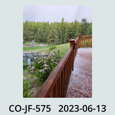 Hail Obs Photo