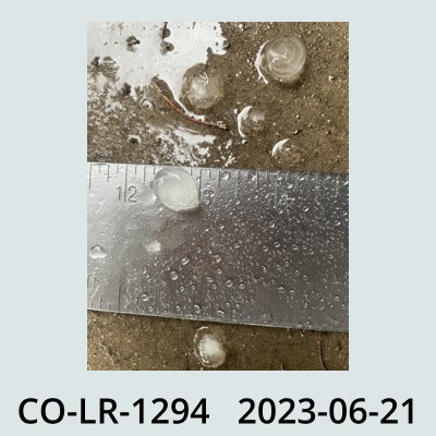 Hail Obs Photo