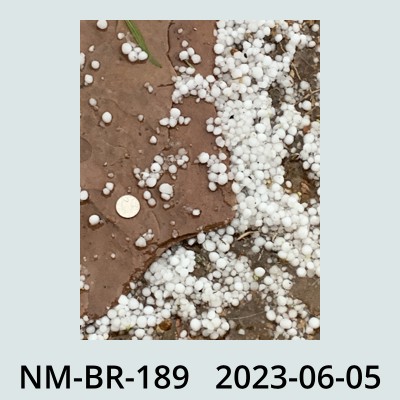 Hail Obs Photo